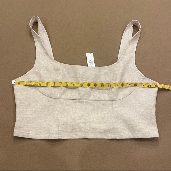 Banana Republic Linen Blend Crop Size 18 New With Tag - Picture 9 of 10